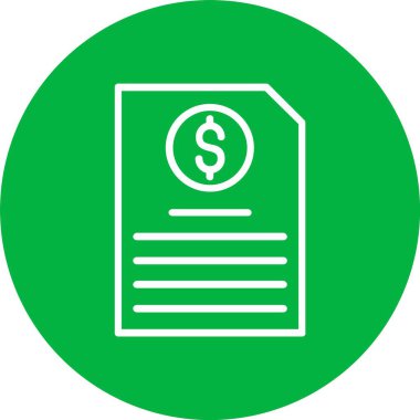 Invoice Vector Icon Design