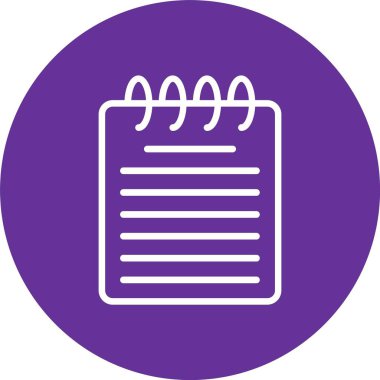 Notepad Vector Icon Design