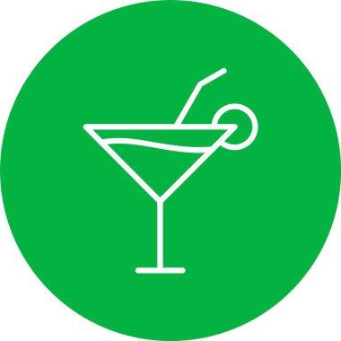 Cocktail Vector Icon Design