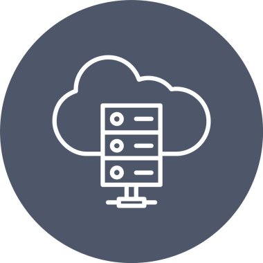 Sunucu Vektör Simgesi Tasarımı