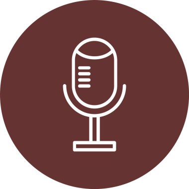 Podcast Vector Icon Design