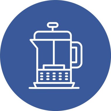 Fransız Basın Vektörü Simgesi Tasarımı