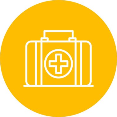 First Aid Kit Vector Icon Design