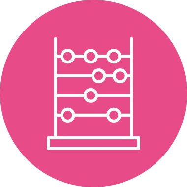 Abaküs Vektör Simgesi Tasarımı