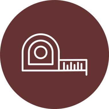 Measuring Tape Vector Icon Design