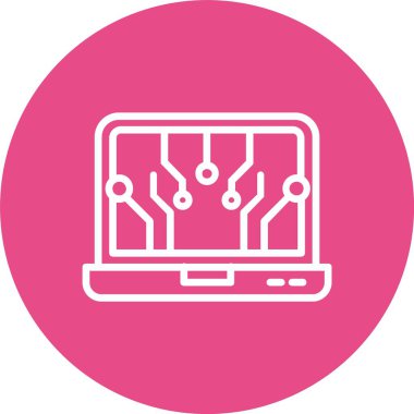 Dizüstü vektör simgesi tasarım