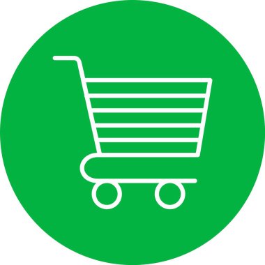 alışveriş sepeti vektör simgesi tasarım