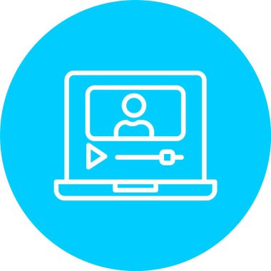 Vlogger Vector Icon Design