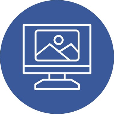 Grafik Düzenleyici Vektör Simgesi Tasarımı