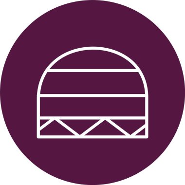 Kış Şapkası Vektör Simgesi Tasarımı