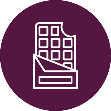 Chocolate Bar Vector Icon Design
