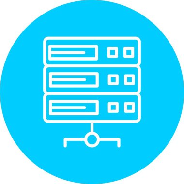 sunucu vektör simgesi tasarımı