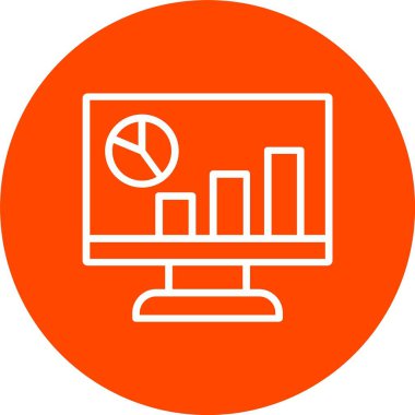 Analytics Vector Icon Design