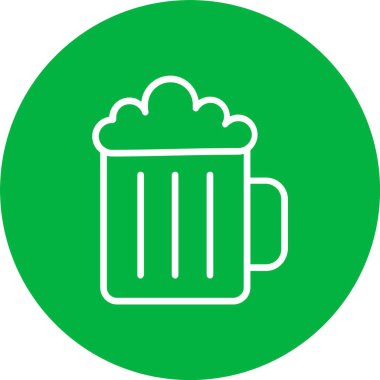 Beer Mug Vector Icon Design