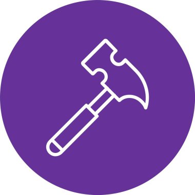 Vektör simgesi tasarım çekiç