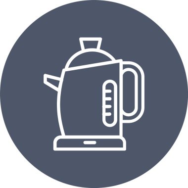 Electric Kettle Vector Icon Design