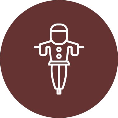Scarecrow Vector Icon Design