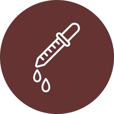 Medicine Dropper Vector Icon Design