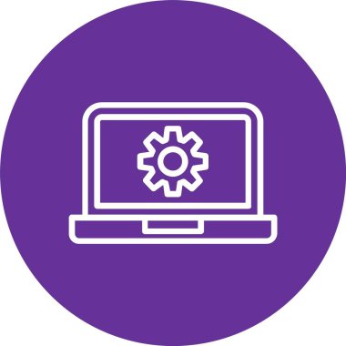 Dizüstü vektör simgesi tasarım