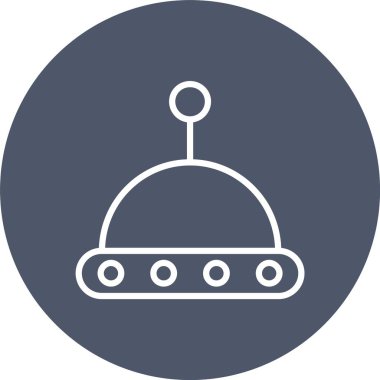 Ufo Vektör Simgesi Tasarımı