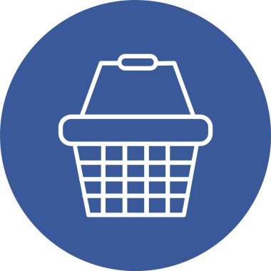 Alışveriş Sepeti Vektör Simgesi Tasarımı