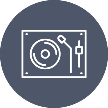 Turntable Vector Icon Design