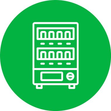 Vending Machine Vector Icon Design