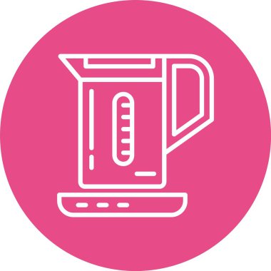 Electric Kettle Vector Icon Design