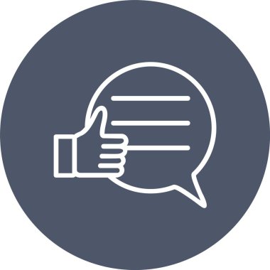 Good Review Vector Icon Design