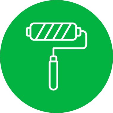 Paint Roller Vector Icon Design