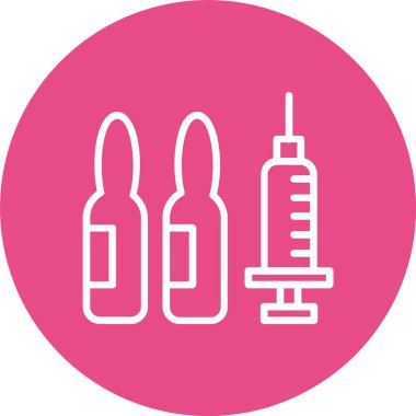 Enjeksiyon vektör simgesi tasarım