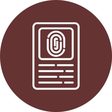 Fingerprint Vector Icon Design