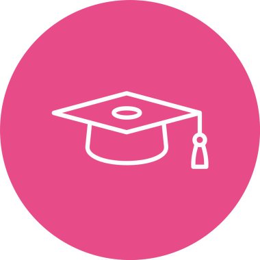 Mortarboard Vektör Simgesi Tasarımı