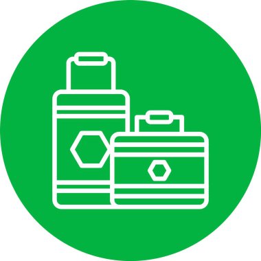 Luggage Vector Icon Design