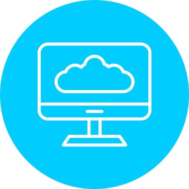 Cloud Computing Vector Icon Design