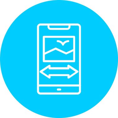 Swipe Vector Icon Design