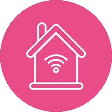 Smart Home Vector Icon Design