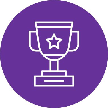 Trophy Vector Icon Design