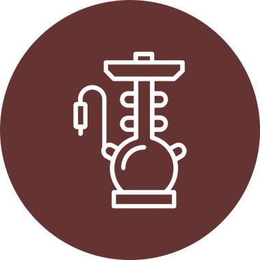 Hookah Vector Icon Design