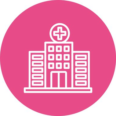 Hoaspital Vektör Simgesi Tasarımı