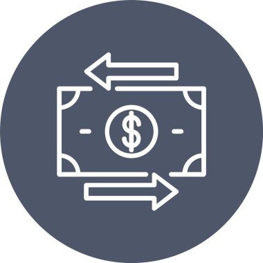 Money Transfer Vector Icon Design