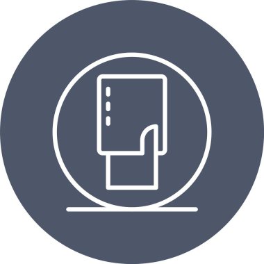 Amonestation Vektör Simgesi Tasarımı