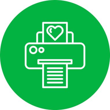 Yazıcı vektör simgesi tasarım