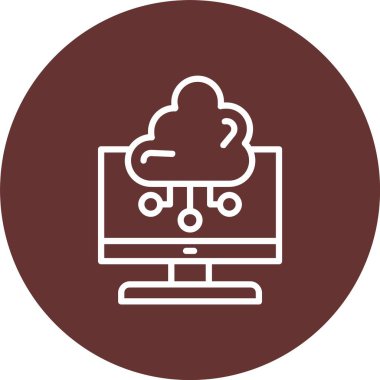 Cloud Computing  Vector Icon Design