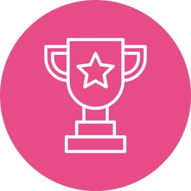 Trophy Vector Icon Design