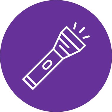 Flashlight Vector Icon Design