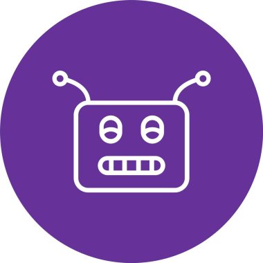 Robbot Vector Icon Design