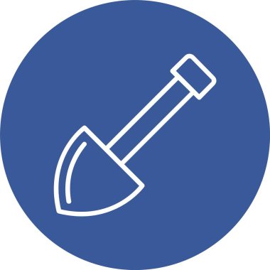 Vektör simgesi tasarım kürek