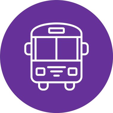 Bus Vector Icon Design
