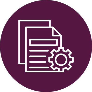 Content Management Vector Icon Design